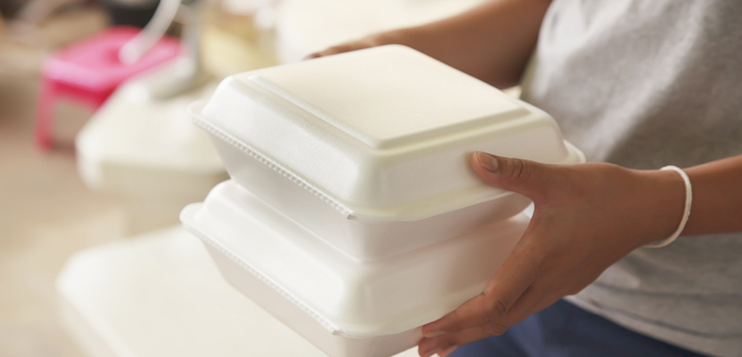 韦德1946的泡沫塑料材料和可持续的回收解决方案-食品行业